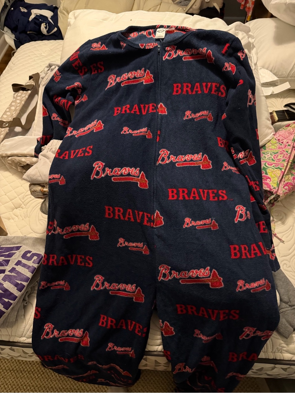 Atlanta Braves Fleece Onesie